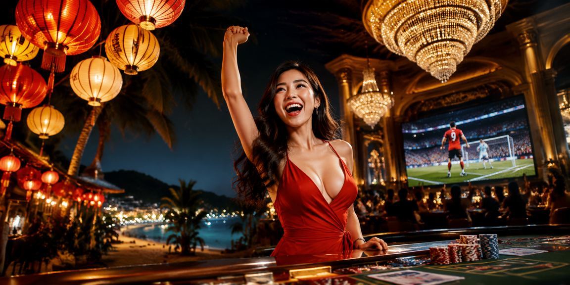 Người chơi bài tại chợ đêm Phú Quốc – không khí casino trực tuyến sôi động